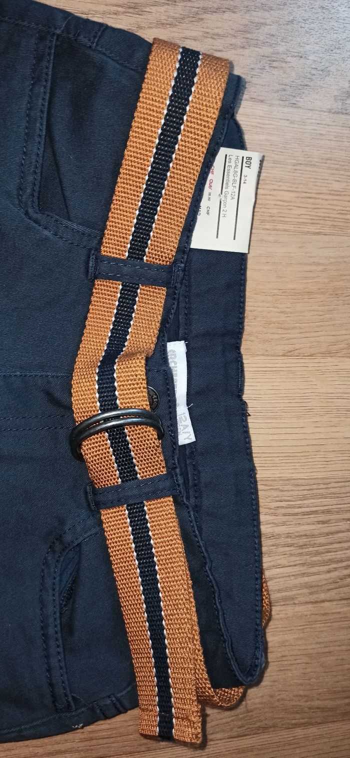 Pantalon bleu marine taille 12 ans orchestra - photo numéro 3
