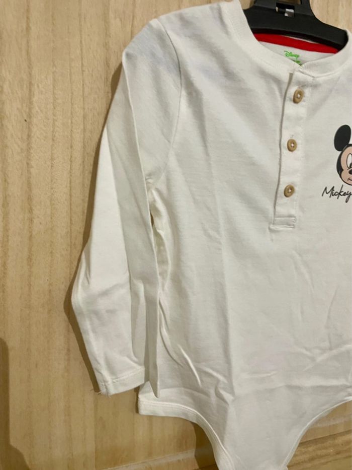 Body neuf manches longues Mickey Disney de chez Kiabi - photo numéro 7