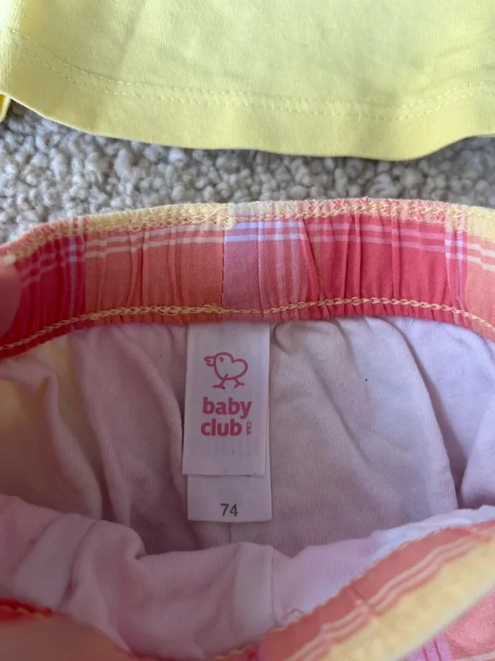 Lot : ensemble été bébé fille - 12 mois - grain de blé et C&A baby club - photo numéro 3