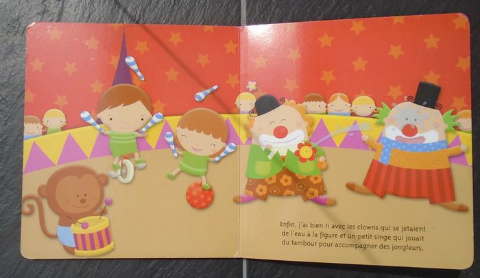 Joli livre pour enfants "J'ai vu dans le cirque" - photo numéro 6
