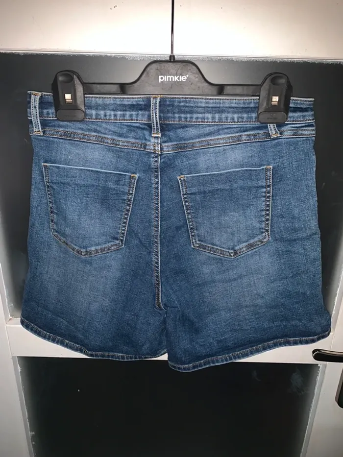 Short en jean 36 bleu classique femme - photo numéro 2