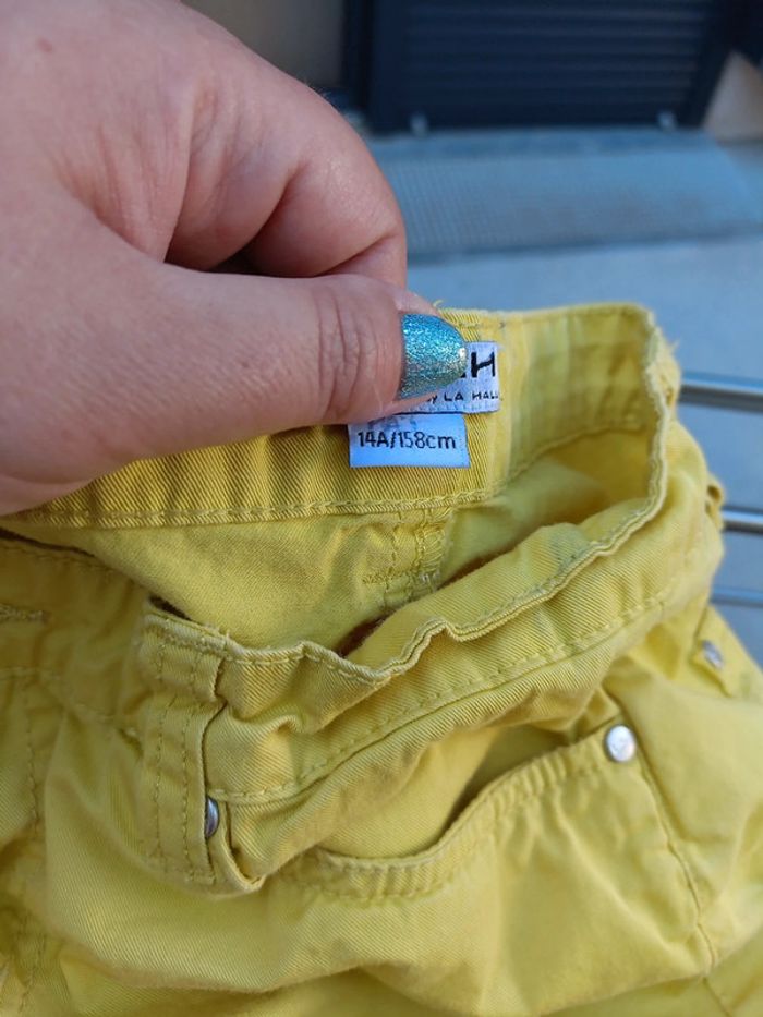 Short jaune 14 ans la Halle - photo numéro 4