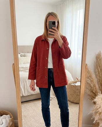 Veste Des Petits Hauts Nanou – Rouge brique – Très bon état