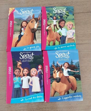 Lot de 4 livres enfant en très bon état 