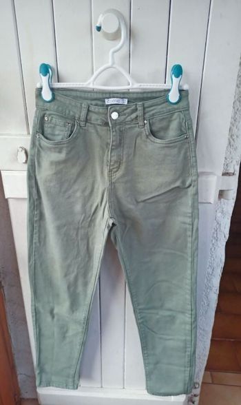 Jean kaki boyfriend cloothes S/M femme