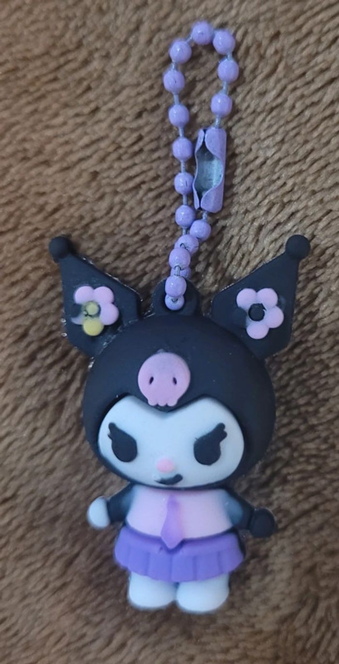 Figurine porte-clés Kuromi Sanrio - photo numéro 2