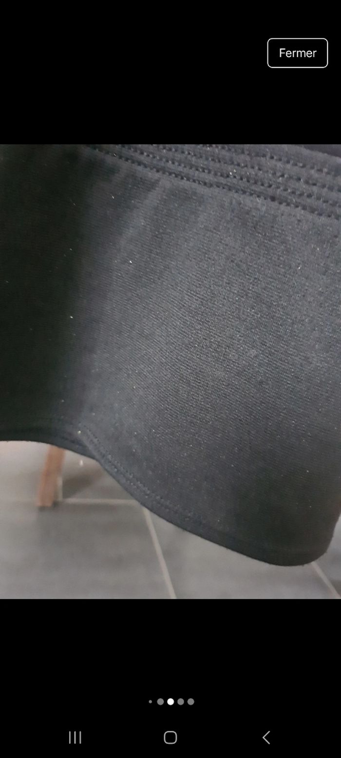 Robe noir pailleté de chez cache cache - photo numéro 5