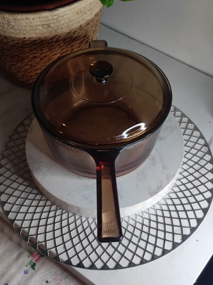 Casserole en verre ambré vision - photo numéro 2