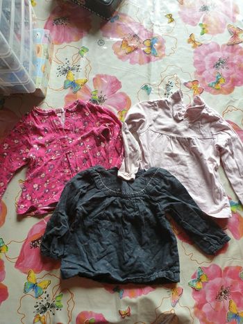Lot de 3 t-shirt manche longue 12mois