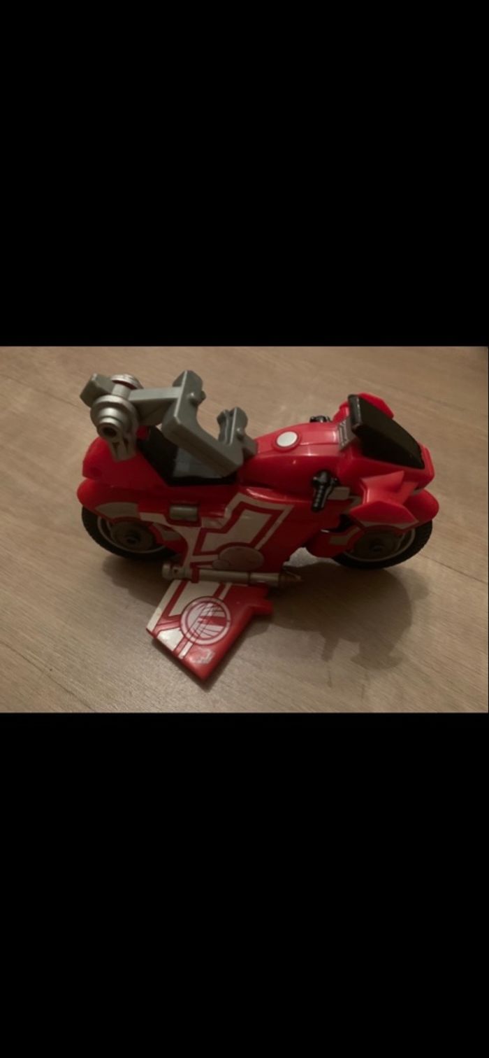 Transformer moto rouge power rangers collector - photo numéro 4