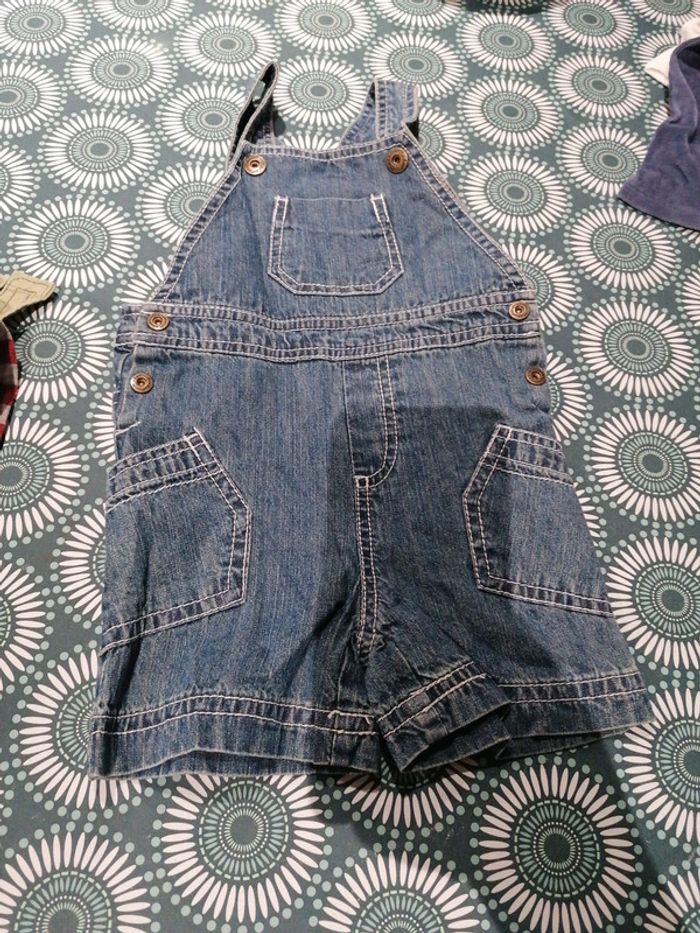 Salopette short 6 mois