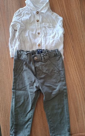 Ensemble chemise et pantalon 9 mois
