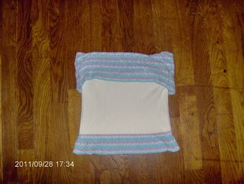 Debardeur facon epaules denudées femme couleur blanc taille unique