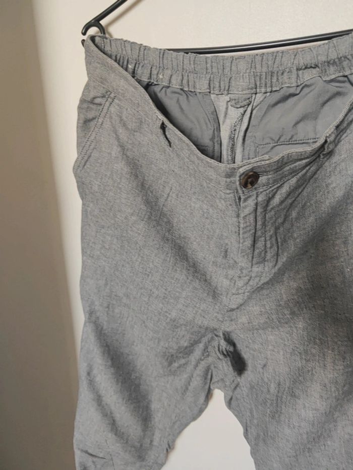 Pantalon droit en lin Uniqlo - photo numéro 2
