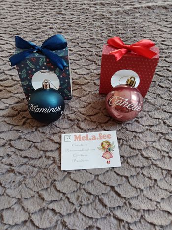 Boule de Noël personnalisée