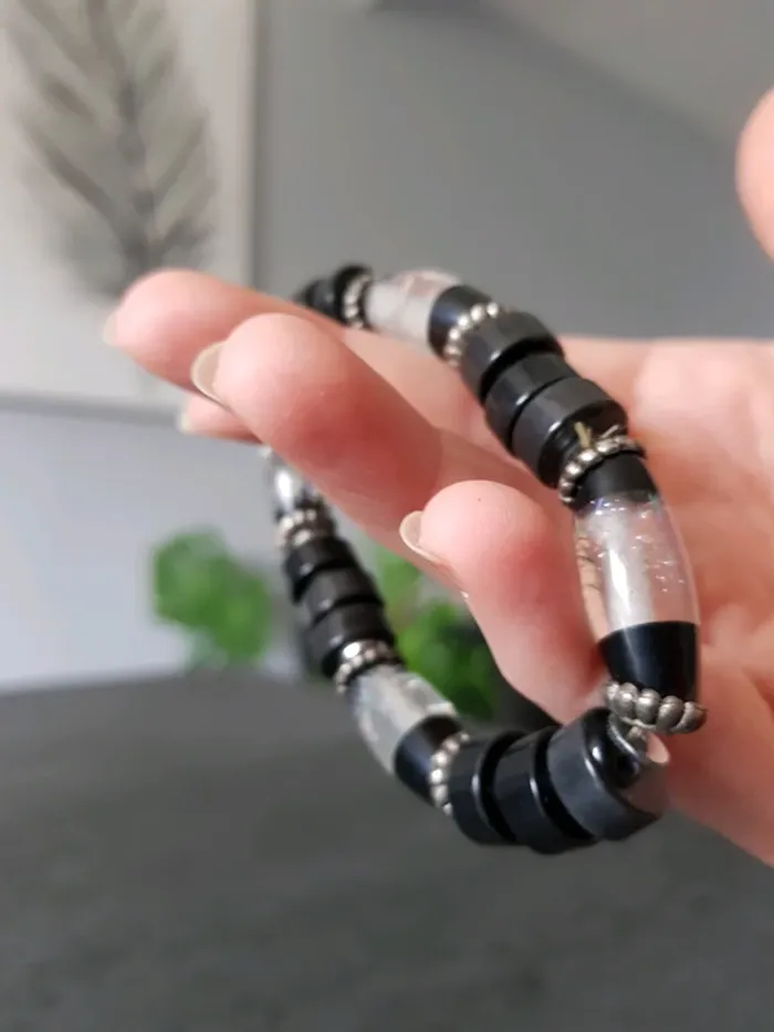 Bracelet noir et blanc - photo numéro 4