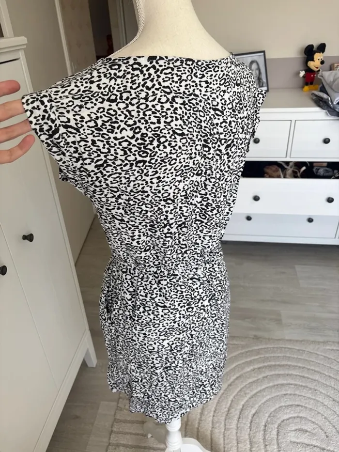 Camaïeu 36 robe été légère noir et blanche - photo numéro 4