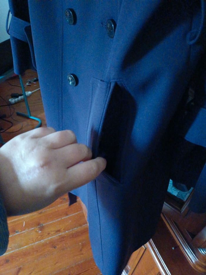 Trench veste violet un jour ailleurs - photo numéro 9
