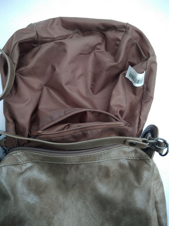 Petit sac à main bandoulière beige - photo numéro 8