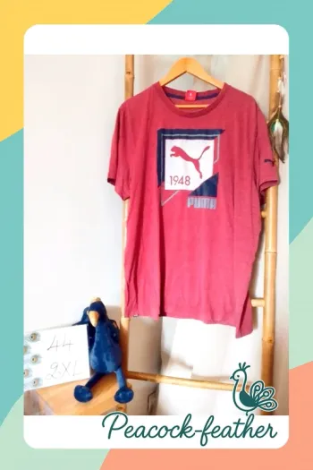 T-shirt bordeaux xxl Puma homme