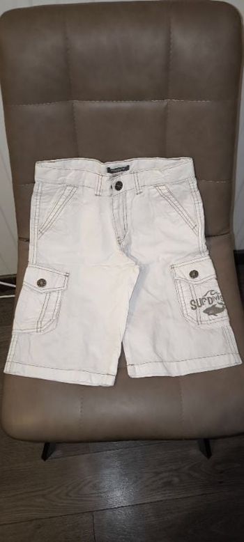 Beau short en jean blanc La Redoute 8 ans Impeccable