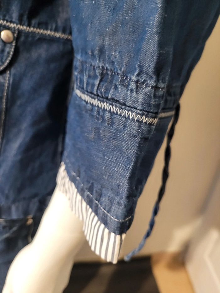 Veste chemise coton lin - photo numéro 7