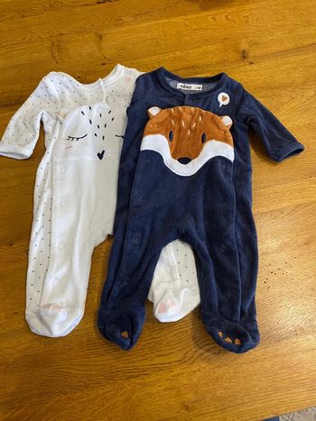 Lot de 2 pyjamas Gémo