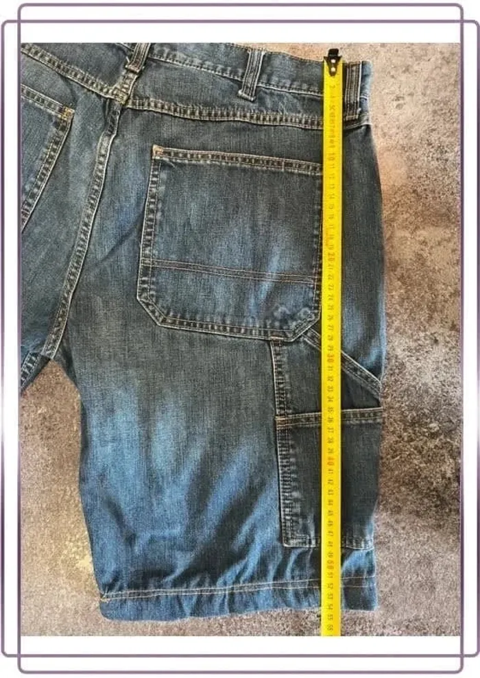 Short jean carpenter homme Old Navy 36x32 Pantaloncini carpentiere uomo Zimmermannsshorts Herren - photo numéro 5