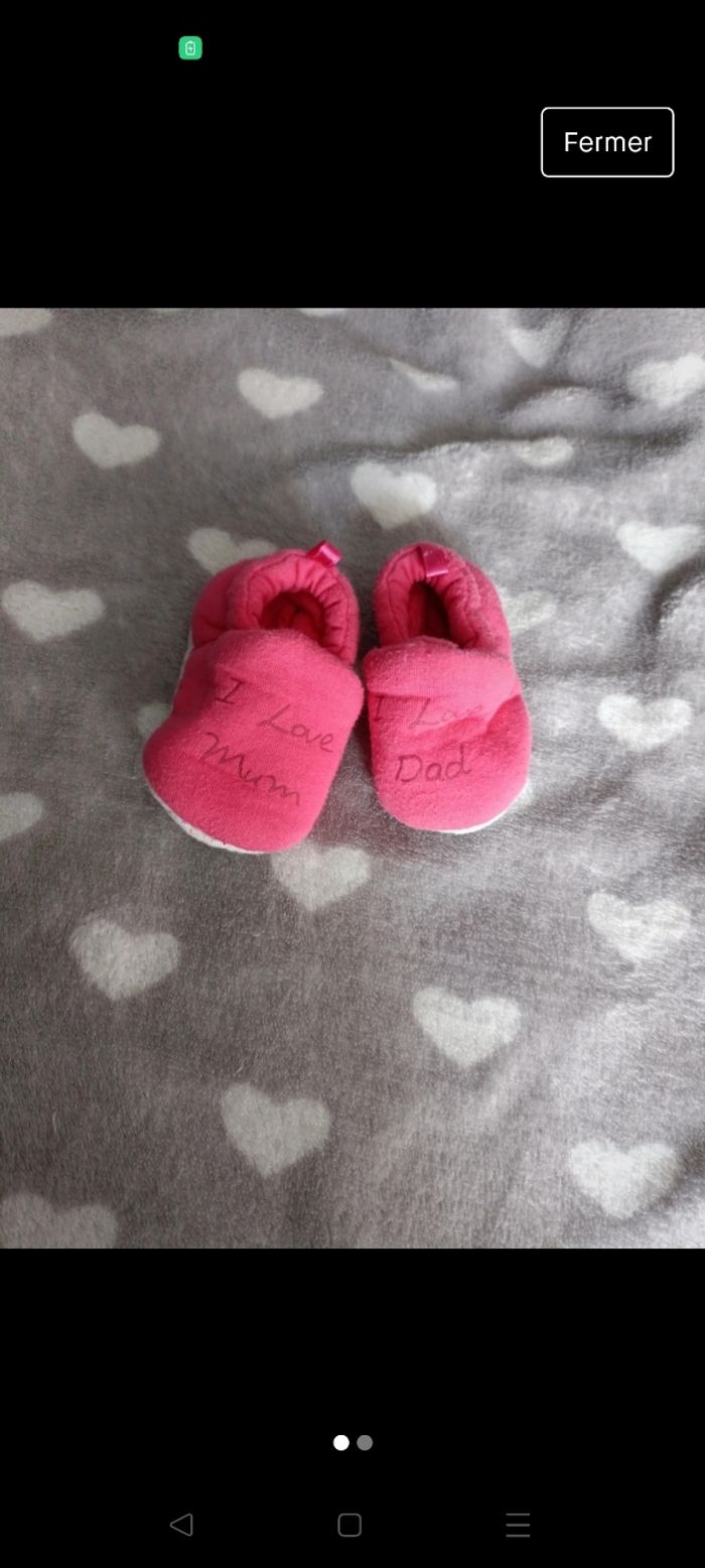 Chausson bébé 0/3mois