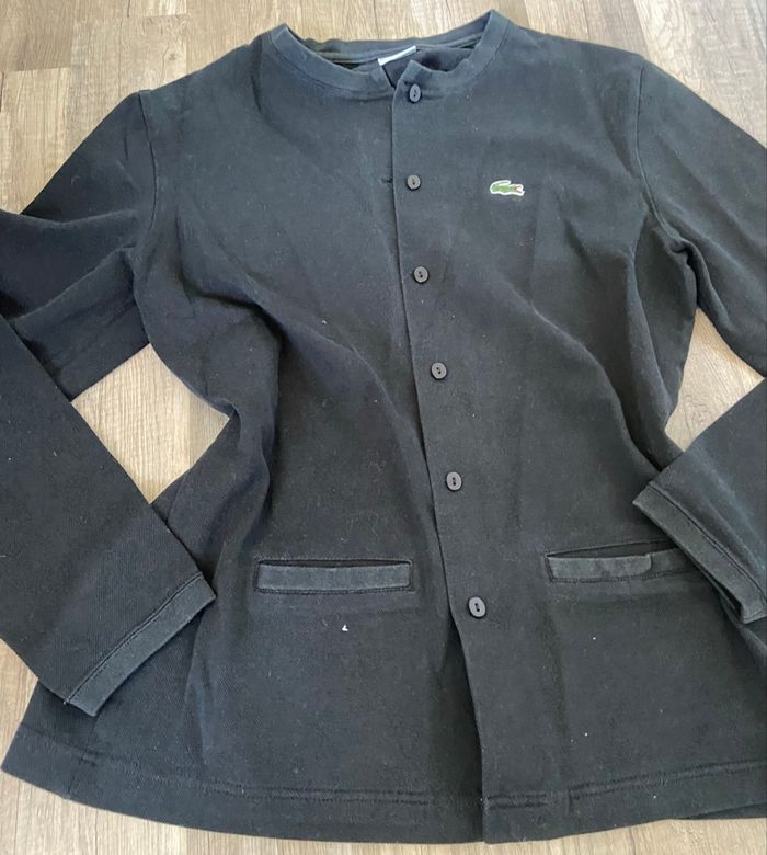 Gilet Lacoste noir 40 - photo numéro 5
