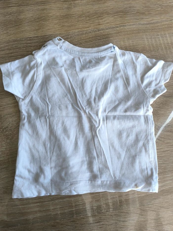 Tee shirt manches courtes garçon 12 mois - photo numéro 2