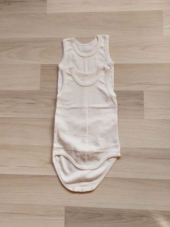 Lot de 2 bodies sans manches