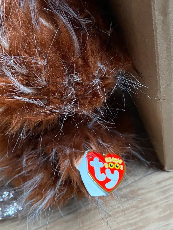 Peluche oiseau TY autruche à paillettes - photo numéro 2