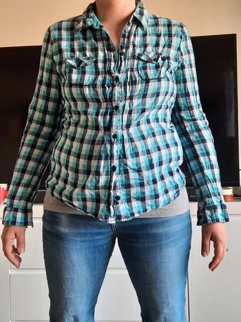 Chemise dégradée de bleu Taille 38/40
