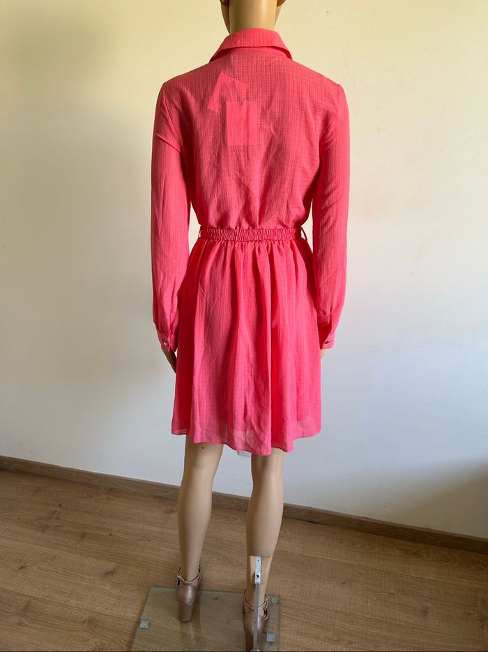 Robe rose neuve à manches longues Naf Naf taille 36 (valeur 70€) - photo numéro 6