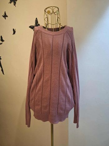 Pull rose & mailles scintillantes- Sweewe