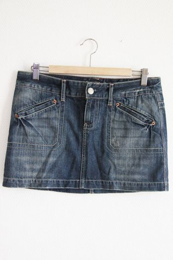 American Eagle Jupe en jean taille basse basique