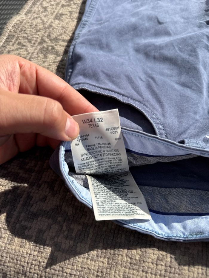 Pantalon Wrangler TEXAS bleu/gris - Taille W34 L32 - Coupe droite homme - photo numéro 8