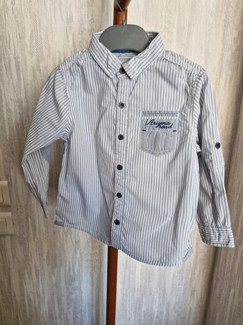 🎯 Chemise manches longues garçon - Okaïdi - Taille 3 ans - Coton
