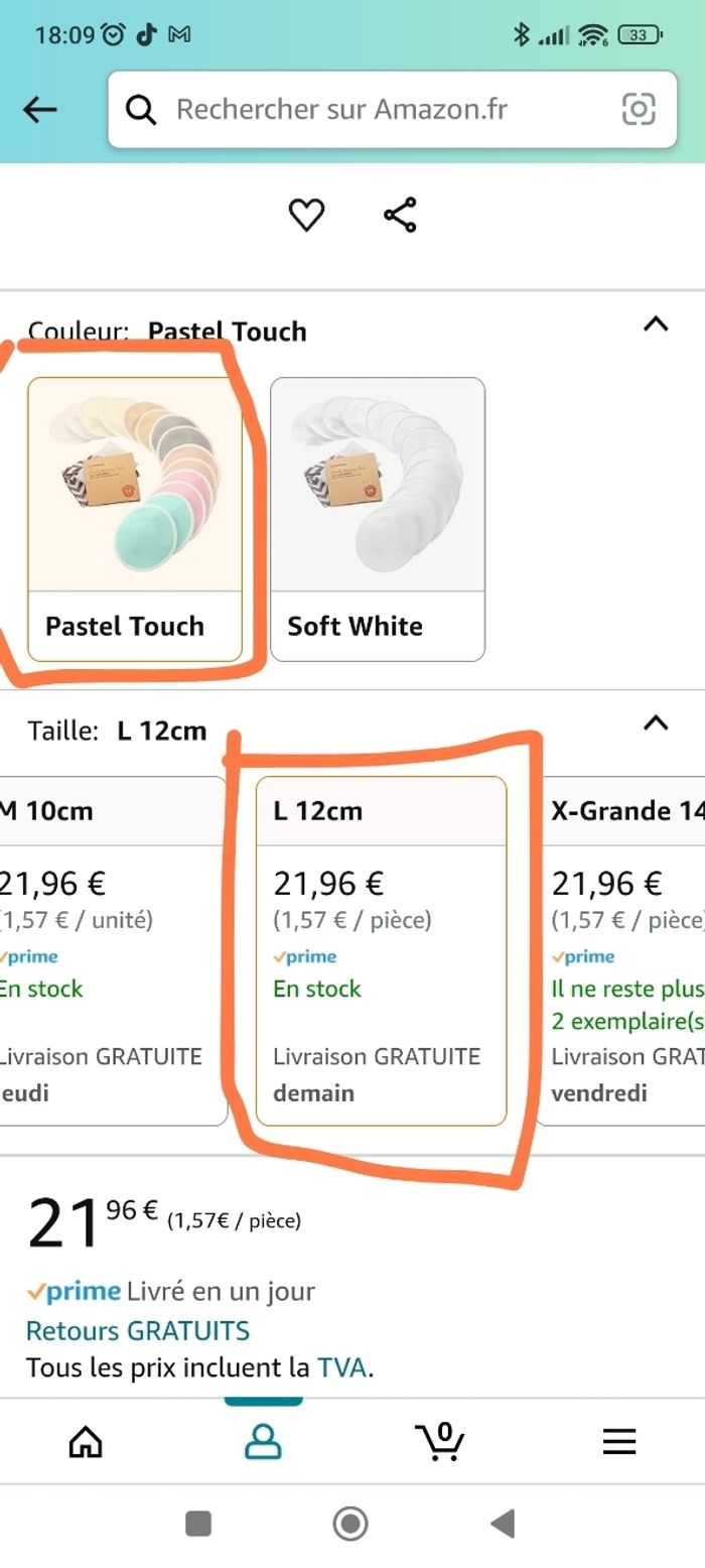 Coussinets allaitement - photo numéro 2