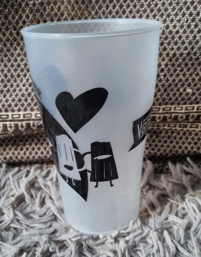 Grand verre plastique publicitaire V&B 50cl - photo numéro 2