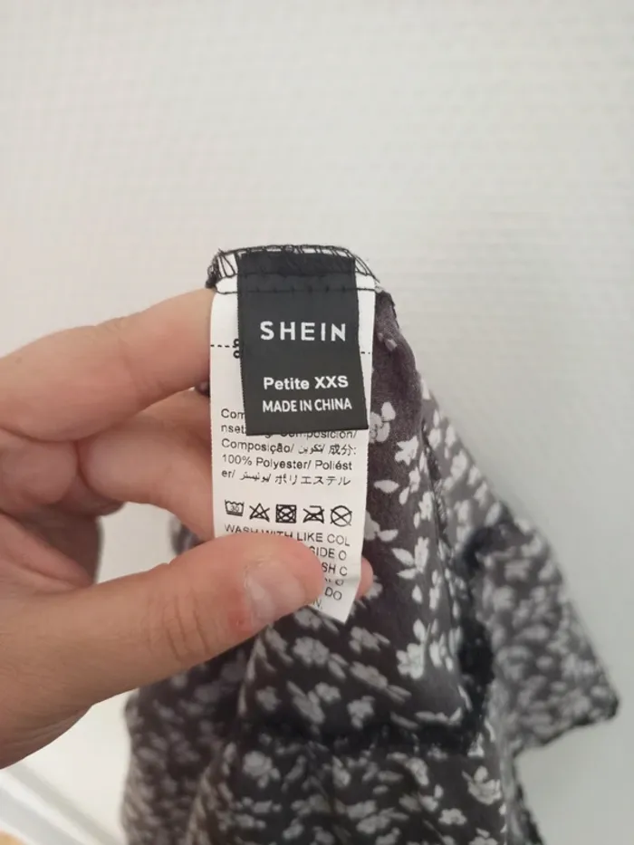 Robe d'été manches longues légère à fleurs femme - photo numéro 6