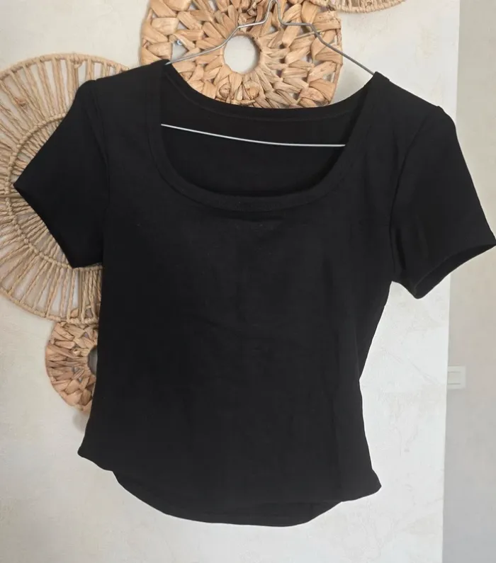 T shirt coton brassière rembourrée intégrée - photo numéro 5