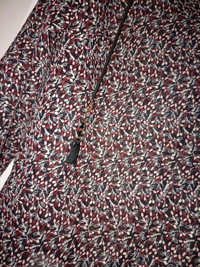 Blouse noir motif - photo numéro 2