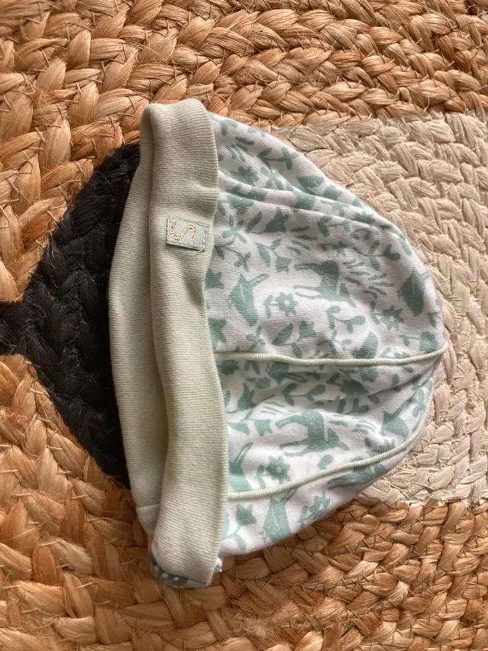 Lot de 2 bonnets de naissance Sauthon - photo numéro 2