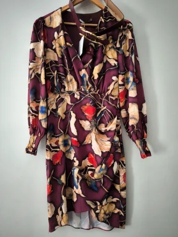 Robe longue Joymiss à fleurs - Taille 40 - Neuve avec étiquette