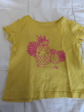 Tee-shirt fille 80cm