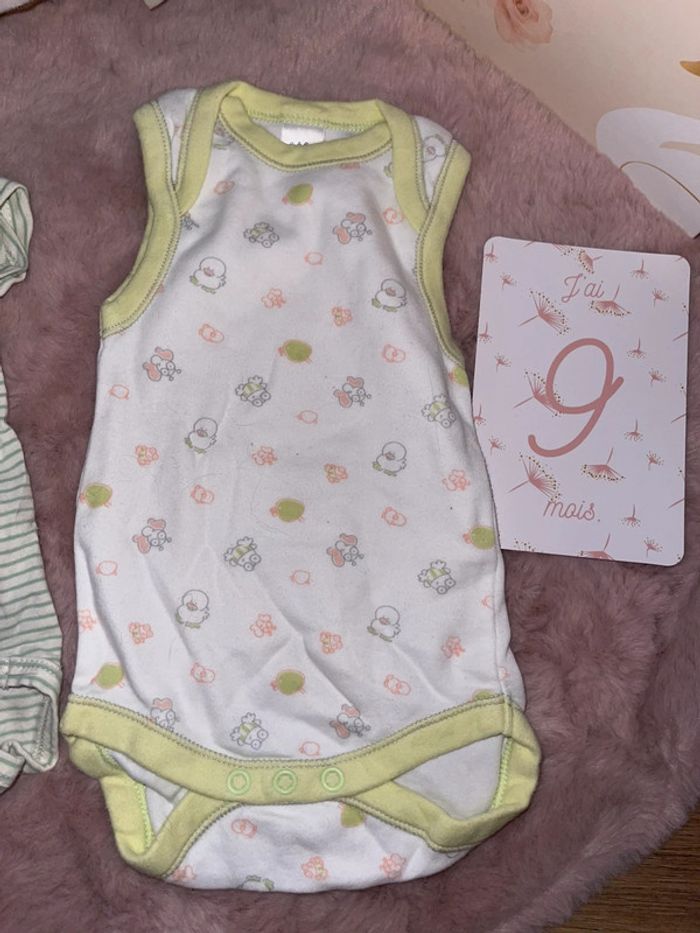 Lot de 2 body mixte 9-12 mois - photo numéro 4