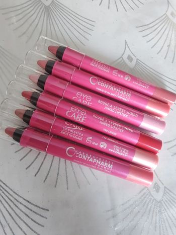 Lot 6 crayons rouge à lèvres jumbo
