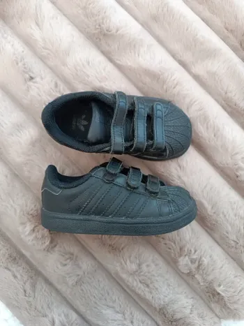 🔸 Baskets Scratchs Adidas Superstar Noires 22🔸